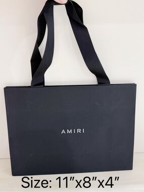 Authentic ‼️AMIRI Black shopping bag for gift New